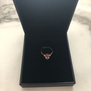 Pink sapphire ring